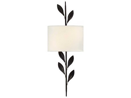 Crystorama Broche 2-Light English Bronze Wall Sconce