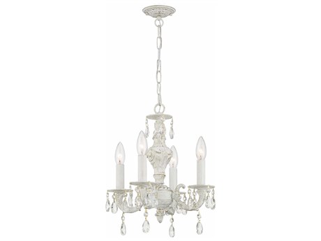 Crystorama Paris Market 4-Light Bronze Crystal Candelabra Chandelier