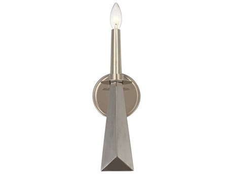 Crystorama Palmer 1-Light Polished Nickel Wall Sconce
