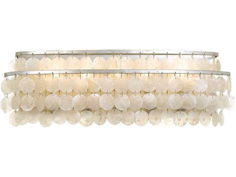 Crystorama Brielle 5-Light Antique Silver Vanity Light
