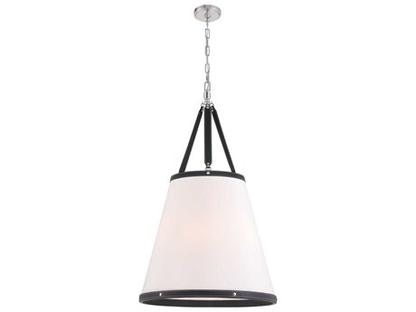 Crystorama Callahan 6-Light Polished Nickel Pendant