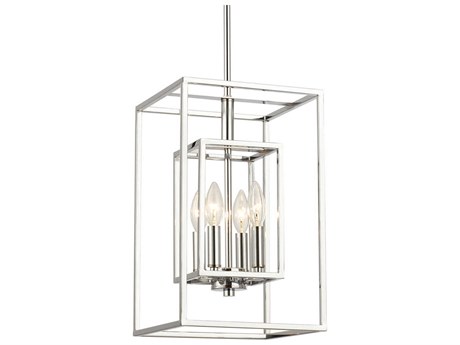 Crystorama Kai 4-Light Polished Chrome Mini Pendant