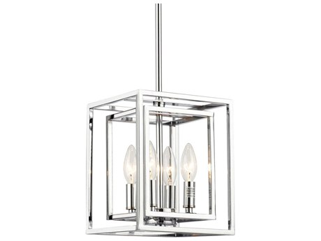 Crystorama Kai 4-Light Polished Chrome Mini Pendant