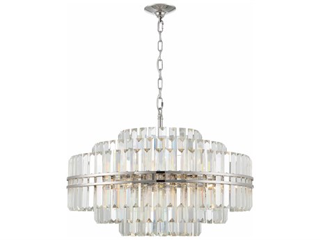 Crystorama Hayes 16-Light6-Light Polished Nickel Crystal Tiered Chandelier