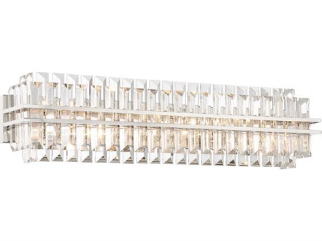 Crystorama Hayes 6-Light Polished Nickel Vanity Light