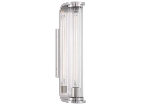 Crystorama Jarvis 1-Light Polished Nickel Wall Sconce