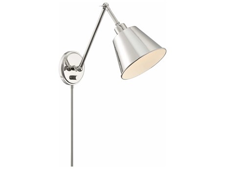 Crystorama Mitchell 1 - Light Swing Arm