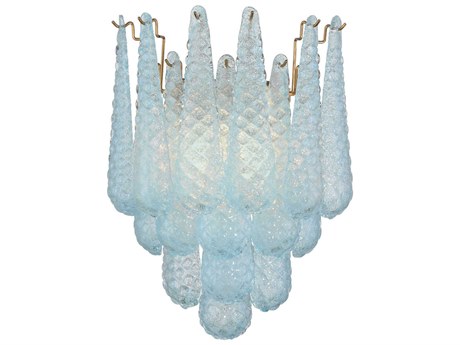 Crystorama Ollie 2-Light Aged Brass Wall Sconce