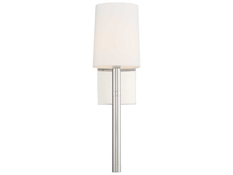 Crystorama Weston 1-Light Polished Nickel Wall Sconce