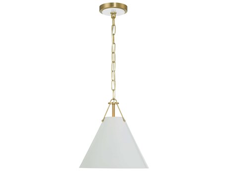 Crystorama Xavier 1-Light Vibrant Gold Mini Pendant