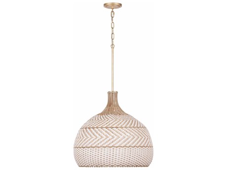 Crystorama Zanzibar 5-Light Soft Gold Pendant