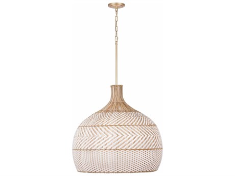 Crystorama Zanzibar 6-Light Soft Gold Pendant