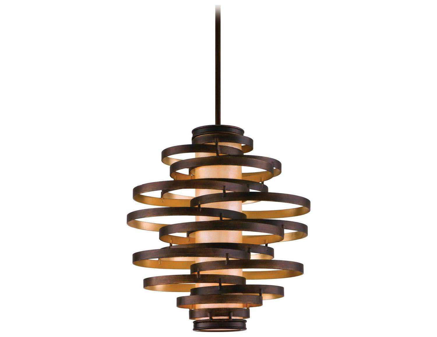 Corbett Lighting Vertigo Three-Light Bronze Pendant CT11343