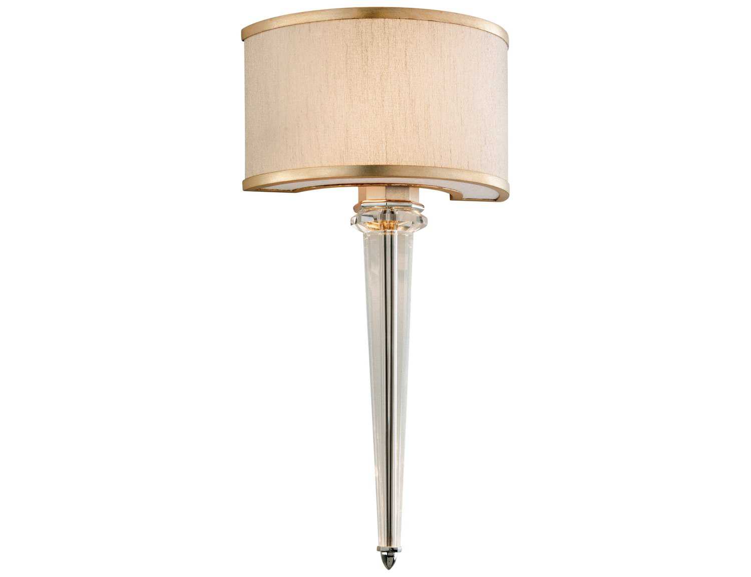 Corbett Lighting Harlow Six-Light Tranquility Silver Leaf Wall Sconce CT16612