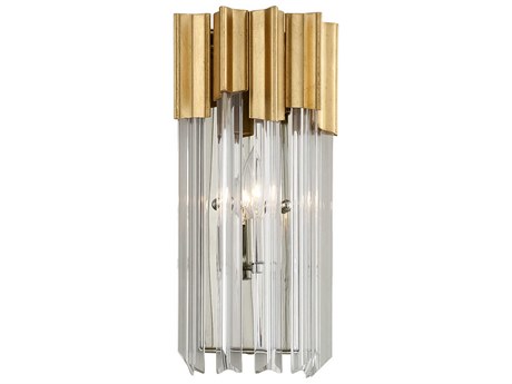 Corbett Lighting Charisma 1-Light Gold Leaf Crystal Wall Sconce