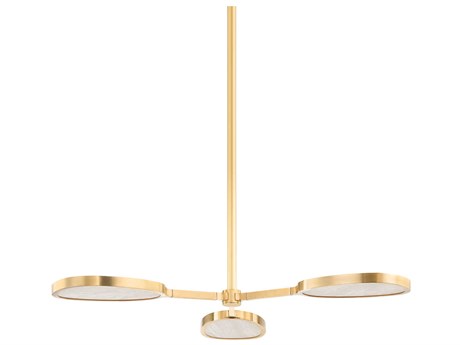 Corbett Lighting Beirut 3-Light Vintage Brass LED Chandelier