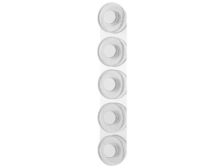 Corbett Lighting Pearl 5-Light Polished Nickel Glass LED Vanity Light
