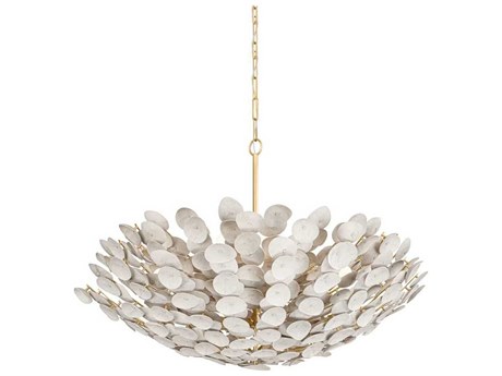 Corbett Lighting Aimi 12-Light Vintage Gold Leaf Pendant