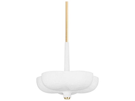 Corbett Lighting Rimini 3-Light Gold Leaf Bowl Pendant