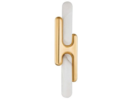 Corbett Lighting Rosalba 2-Light Vintage Brass Wall Sconce