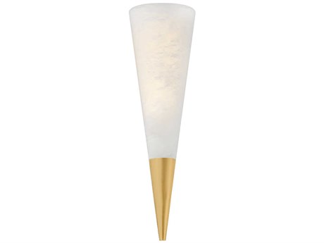 Corbett Lighting Fion 1-Light Vintage Brass Wall Sconce