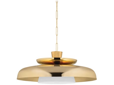 Corbett Lighting Ravenna 1-Light Vintage Brass Pendant