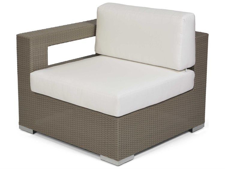 Caluco 10 Tierra Moccaccino Wicker Cushion Lounge Chair