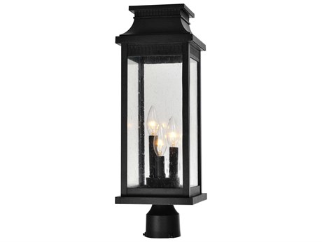 CWI Lighting Milford 3-Light Outdoor Post Light