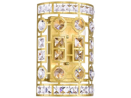 CWI Lighting Belinda 2-Light Champagne Gold Vanity Light