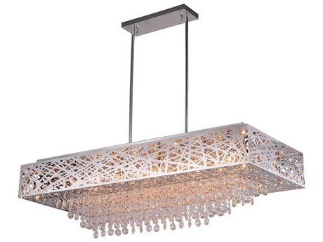 CWI Lighting Eternity 14-Light Chrome Island Pendant