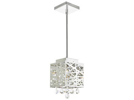 CWI Lighting Eternity 1-Light Chrome Mini Pendant
