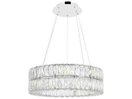 CWI Lighting Madeline Chrome Round Pendant