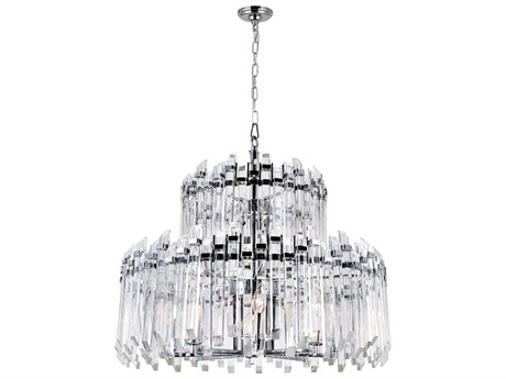 CWI Lighting Henrietta 12-Light Chrome Chandelier
