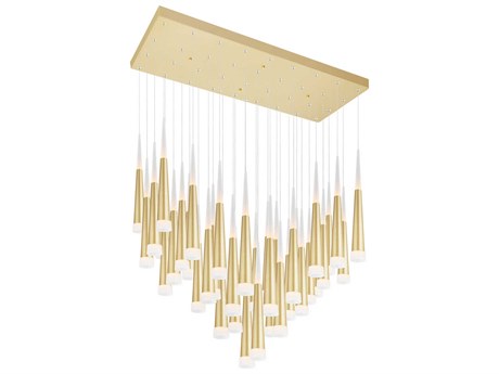 CWI Lighting Andes Satin Gold Island Pendant