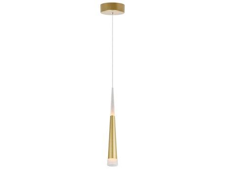 CWI Lighting Andes Satin Gold Mini Pendant