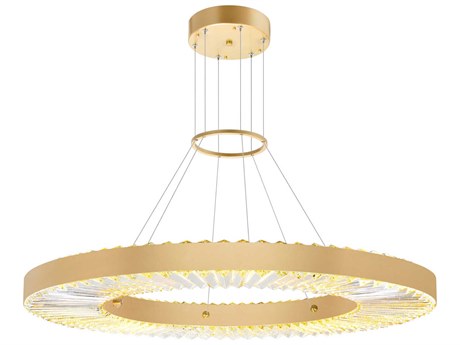 CWI Lighting Bjoux Sun Gold Round Pendant