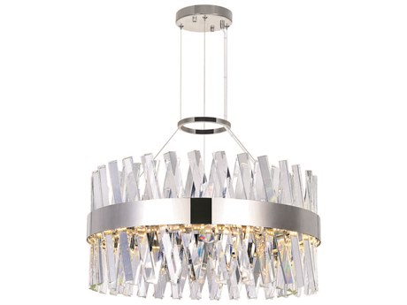 CWI Lighting Glace Chrome Round Pendant