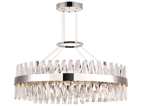 CWI Lighting Glace Chrome Round Island Pendant