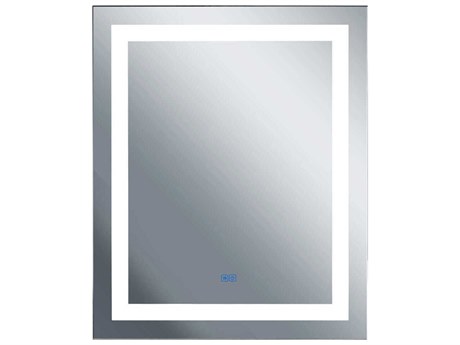CWI Lighting Abril White Rectangular Wall Mirror
