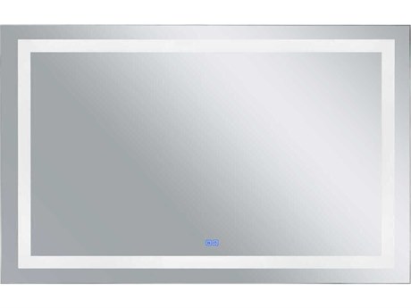 CWI Lighting Abril White Rectangular Wall Mirror