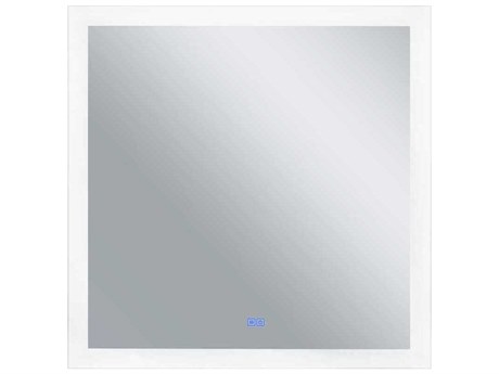 CWI Lighting Abigail White Square Wall Mirror