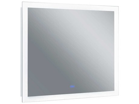 CWI Lighting Abigail White Rectangular Wall Mirror