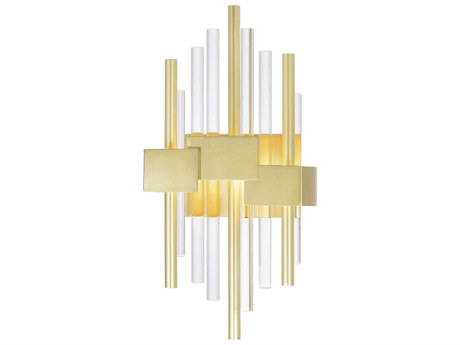 CWI Lighting Millipede Satin Gold Wall Sconce