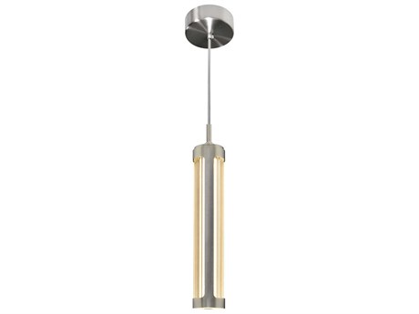 CWI Lighting Neva Satin Nickel Cylinder Mini Pendant