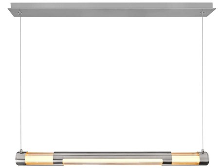 CWI Lighting Neva Satin Nickel Linear Island Pendant