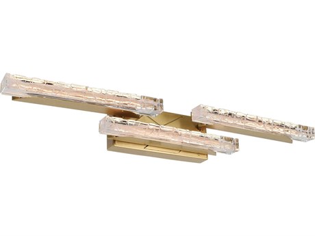CWI Lighting Valira Brass Vanity Light