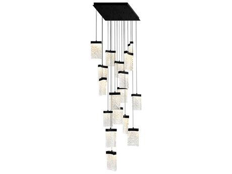 CWI Lighting Lava Black Pendant