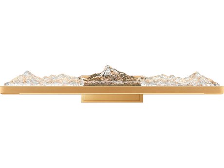 CWI Lighting Himalayas Brass Vanity Light