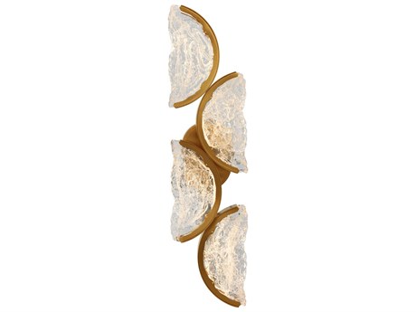 CWI Lighting Moon Brass Wall Sconce