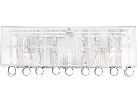 CWI Lighting Water Drop 3-Light Chrome Vanity Light
